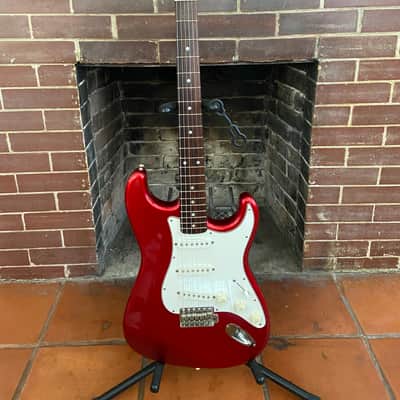 Fernandes Strat 90’s - Cherry Red with OHSC image 1