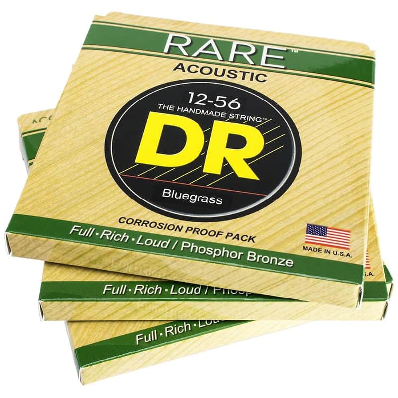 DR RPGB-12/56 RARE Bluegrass Acoustic Guitar Strings - (12-56) image 1