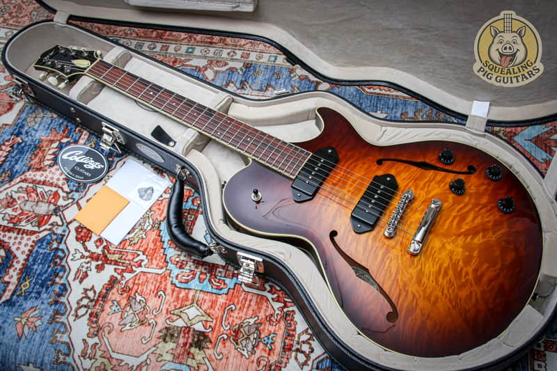 COLLINGS USA SoCo Deluxe Semi-Hollow "Tobacco Burst + Rosewood" (2023) image 1