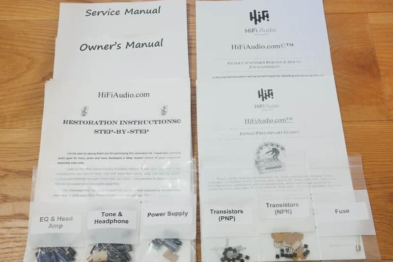 Mitsubishi DA-P20 restoration kit filter capacitor repair rebuild fix image 1