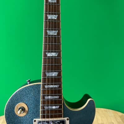Gibson Les Paul Standard in a Blue Frost Sparkle 2000 image 3