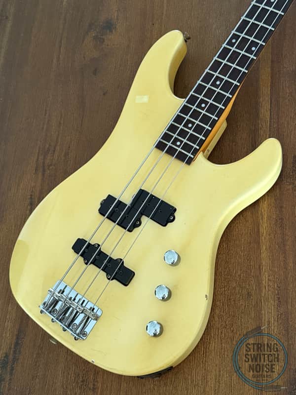 Fernandes Bass, Limited Edition, PJ, Aged White, MIJ 1989, 32” Medium Scale image 1