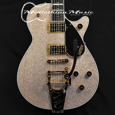 Gretsch G6229TG Limited Edition Players Edition Sparkle Jet BT w/Bigsby + Case - Champagne Sparkle Finish image 2