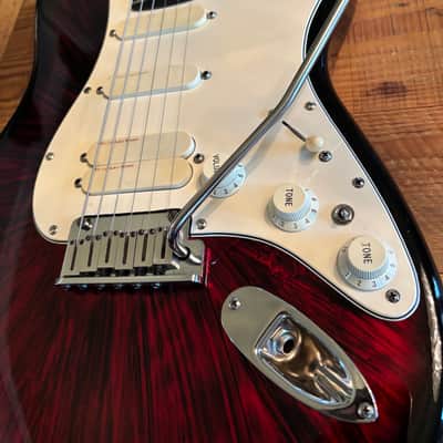 Fender Strat Plus Ultra Lace Sensors TBX Wilkinson Schallers 1991 - EXTREMELY RARE Firestorm Red image 2