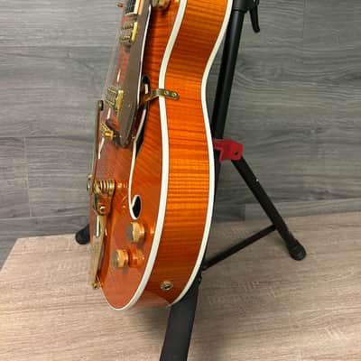 Gretsch G6120TM Tiger Maple Orange Hollow Body Electric Guitar 2006 #2692 image 6