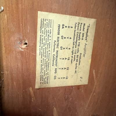 Fender Tremolux 5G9 1960 image 10
