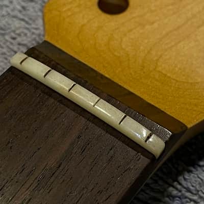 Aged Allparts Tele Neck Nitro Relic Rolled Fingerboard Edges Licensed by Fender Telecaster TMO-C Fits MJT image 19