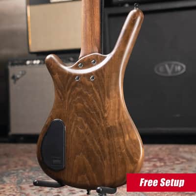 Warwick Pro Series Corvette Standard Electric Bass - Antique Tobacco Transparent Satin with Gig Bag image 2