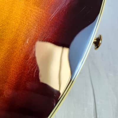 Yamaha SA2200 Semi-Hollowbody Guitar, Sycamore Top, MIJ, Brown Sunburst, Factory Blemish image 15