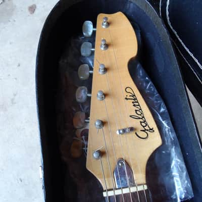 Vintage 1960s Galanti Hollow Body Electric Guitar Rare image 2