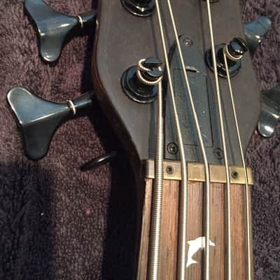 Warwick Dolphin Pro I 5 String Bass 1995 thumb streamer katana image 7