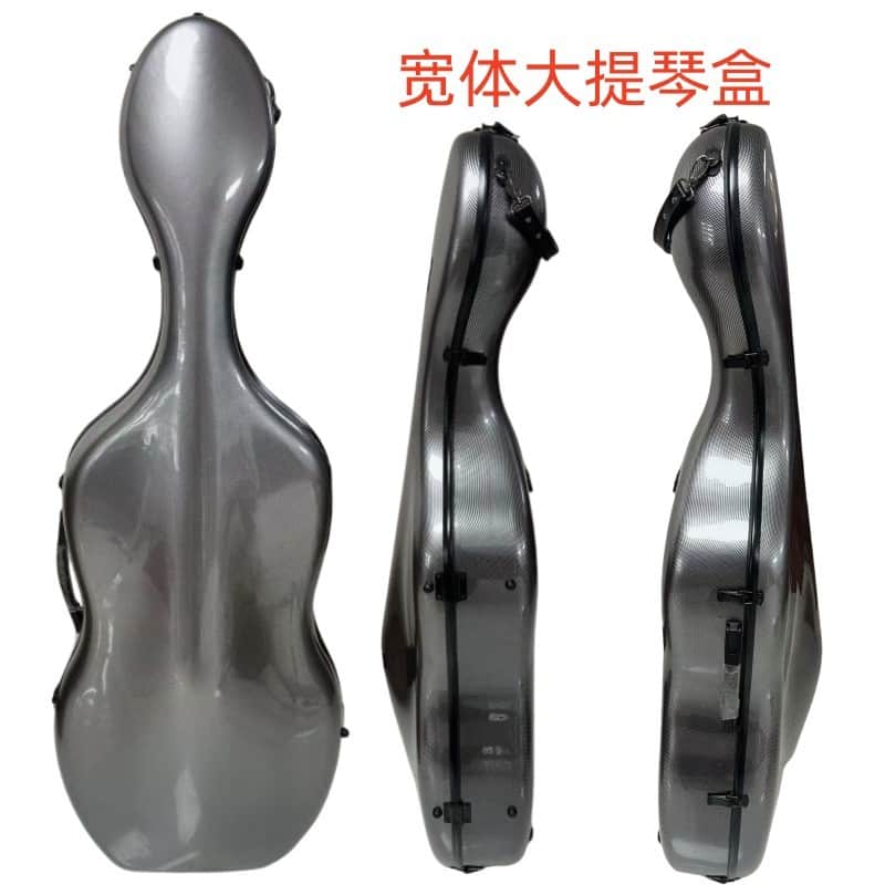 Cello case 4/4 carbon fiber cello hard case 3.9kg Yo-yo Ma model for wide body image 1
