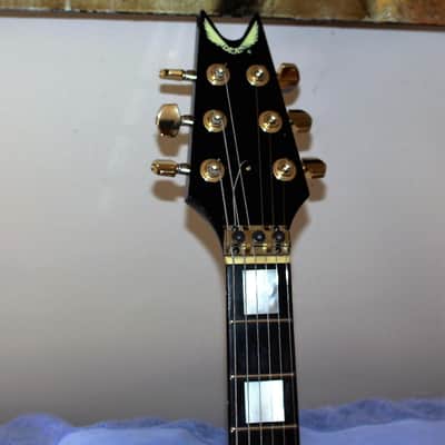 Very Rare 1985 Dean Baby ML,OHSC-Neck thru-Made by ESP-Factory trem, 24-3/4"scale All Original image 9