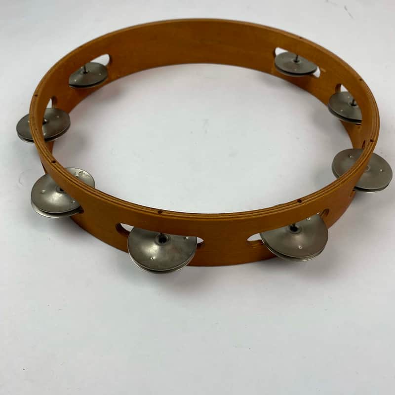 Kenny Rogers (Signature model ) - Tambourine Natural Wood Autographed Stage used! image 1