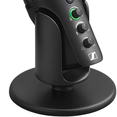 SENNHEISER Professional Profile - USB Cardioid Condenser Microphone & Table Stand, 1.2 m USB-C Cable - Mute Button, Built-in Headphone Jack, Gain, Mix & Volume Control, for PC & Mac,Black image 3