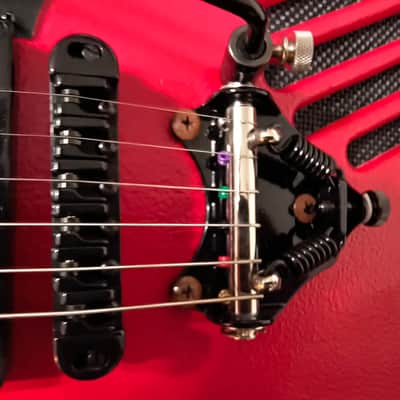 ElectroPhonic Inovations Model One Guitar 2020 - Scarlet Red image 7