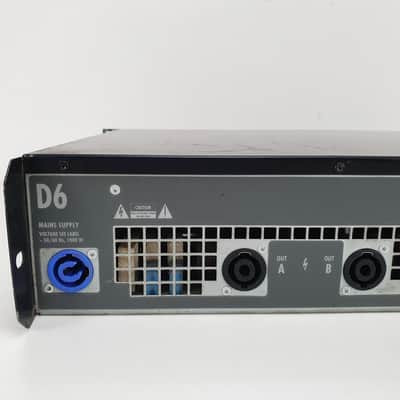 D&B D6 PA Dual channel amplifier image 7