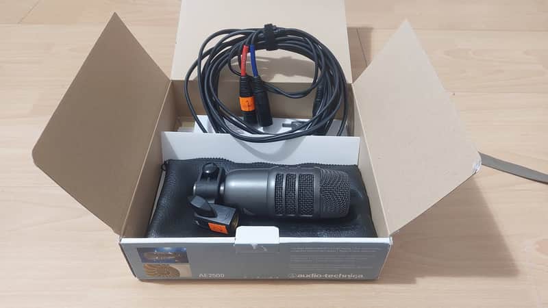 Audio-Technica AE2500 Dual-Element Cardioid Bass Drum Mic 2010s - Black image 1