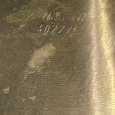 Paiste - 10" Formula 602 Bell 1980s, RARE!! 690g image 5