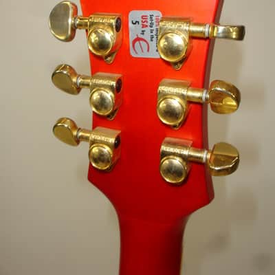 2009 Epiphone Les Paul Ultra Electric Guitar, Rosewood Fingerboard, Gold Hardware, Cherry Sunburst w/ Case image 13