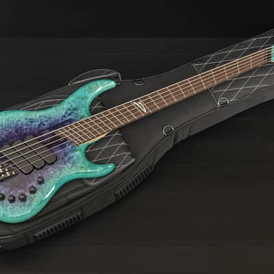 Dingwall Z3 5 Custom Shop - Purple to Turquoise Reverseburst image 3