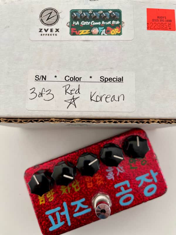Zvex Fuzz Factory 2002 red spakle custom color 3/3 | Reverb Bulgaria