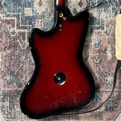 1960s Silvertone 1452 Hornet Vintage Danelectro Made In USA Electric Guitar W/ Strap! image 8
