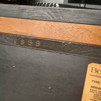 Klipsch Belle Speakers 1975 All Original - For Local Pick Up in Milwaukee, WI image 18