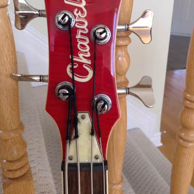 Charvel Surfcaster Bass Early 1990's Red image 3
