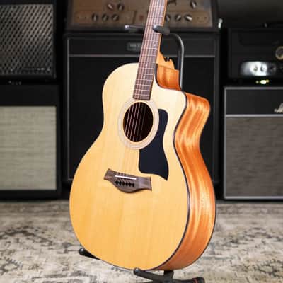 Taylor 114ce Grand Auditorium Acoustic-Electric Guitar with Structured Gig Bag image 14