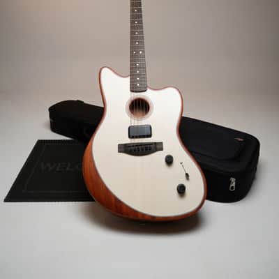 Fender American Acoustasonic Jazzmaster 2021 - Present - Arctic White image 1