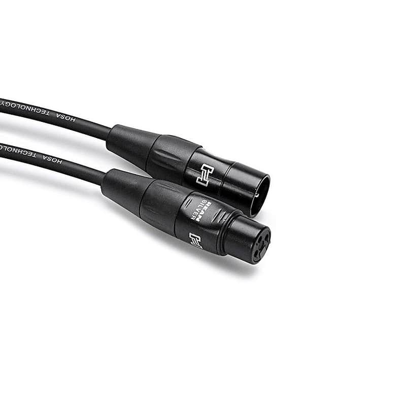 Hosa HMIC-005 REAN XLR3F to XLR3M Pro Mic Cable - 5' image 1