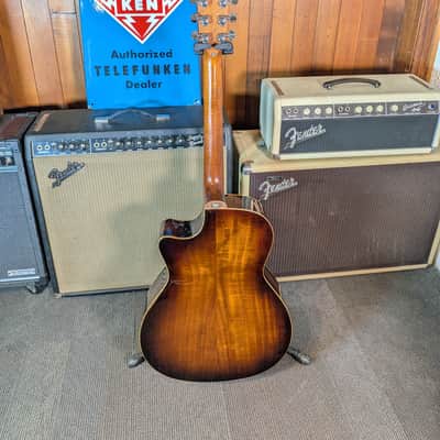 Alvarez AGA99CEARSHB Grand Auditorium Acoustic/Electric Guitar w/Case - Shadowburst (Used) image 2