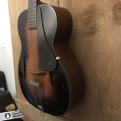 Martin R-18 Vintage Archtop Acoustic Guitar Sunburst c. 1934 w/ OHSC image 7