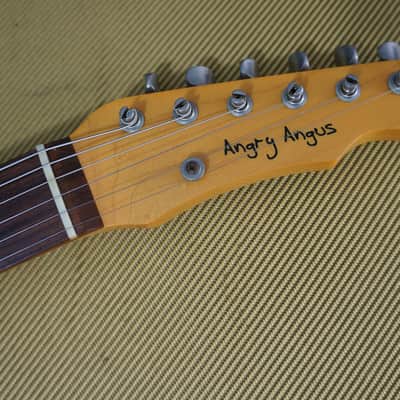 Angry Angus Guitars Testy in Sonic Blue Tele T-Style Guitar USA made image 11
