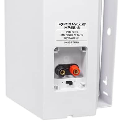 Rockville Rock Zone 8 Ch. Multi Room Home Receiver+16) White 5.25" Wall Speakers image 11