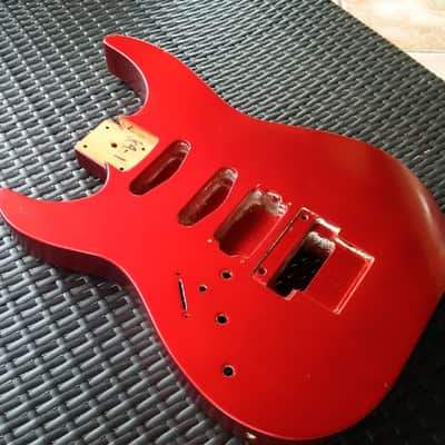 1987 Kramer Pacer Custom II Guitar body - Left Handed - Red image 10