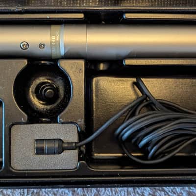 Sony ECM 44B Omnidirectional Lavalier Microphone with case image 2