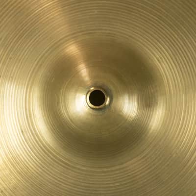 1950s Zildjian 15" A Small Stamp Hi Hat Cymbals 1011g 1069g image 3