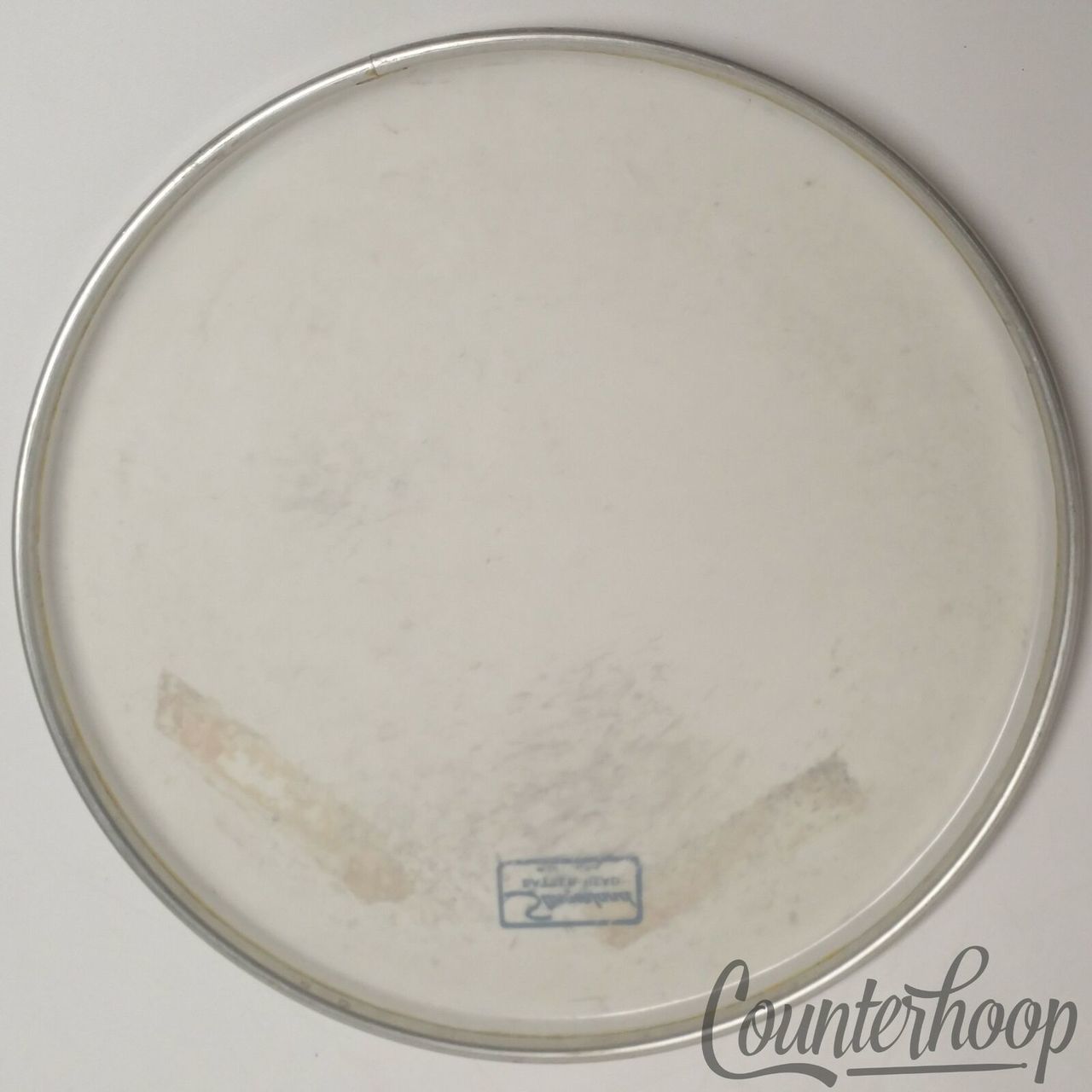 Slingerland 13" Batter Tom Drum Head White Opaque Resonant Vintage 60s USA* — main photograph