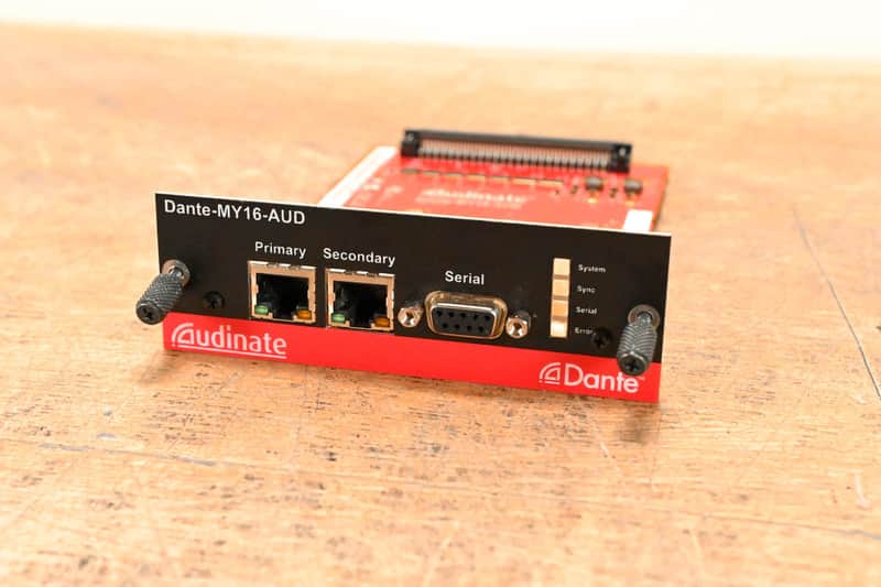 Audinate Dante-MY16-AUD 16-Channel Dante Network I/O Card CG01L6C image 1