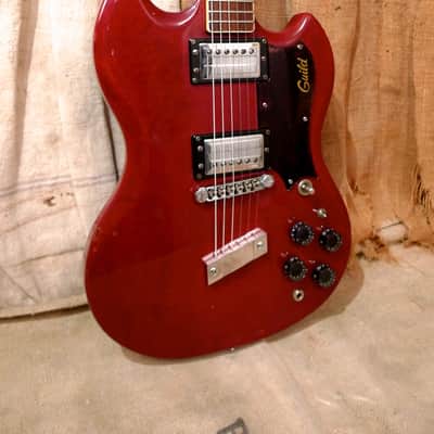 Guild S-100 Polara 1972 Cherry Red image 6