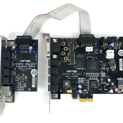 RME HDSPE RayDat PCI Express Card w/Expansion Board image 1