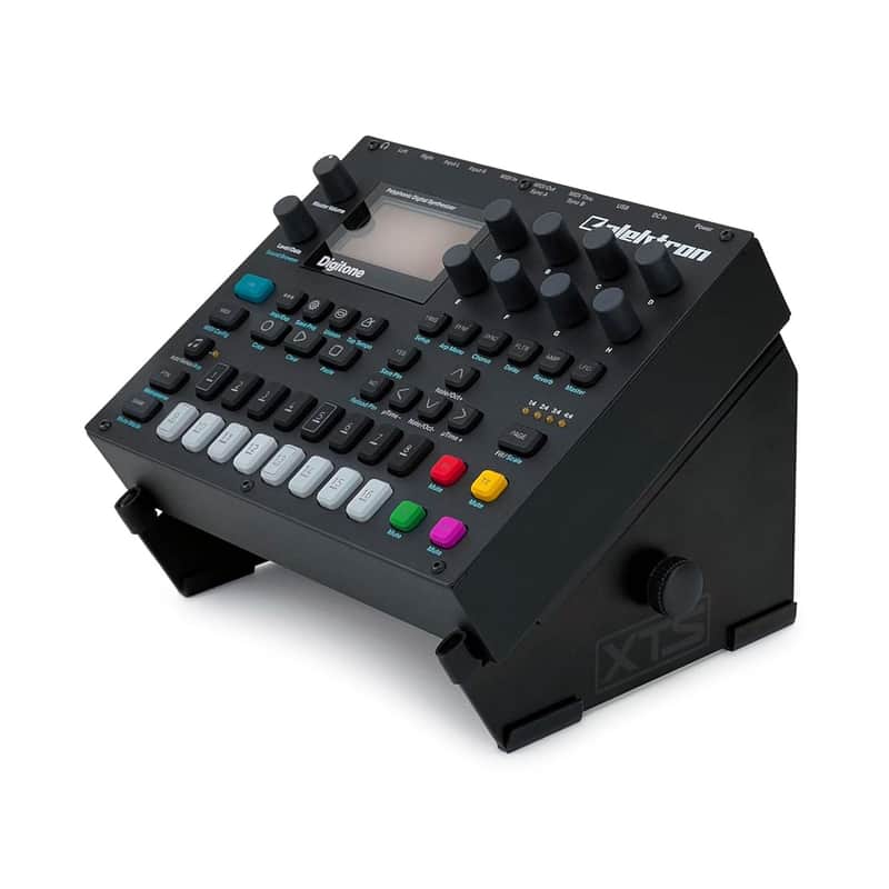 Xts Desktop Stand, 6.6" - 10.4" Size For Audio Interface/Pedal/Midi Controller/Synth/Sampler, Fits Elektron Digitakt/Teenage Engineering Ep-133 Ko 2 / Akai Mpk Mini And More, By image 1