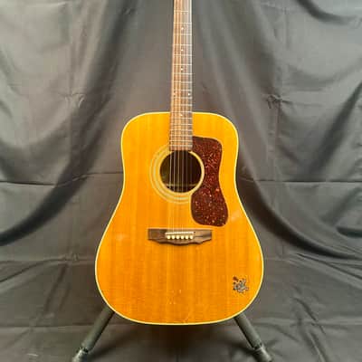 Vintage Guild D-40NT 1977 - Natural w/ Original Hard Case image 2