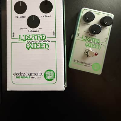 Electro-Harmonix / JHS Nano Lizard Queen Octave Fuzz 2023 - Present - Silver / Green image 1