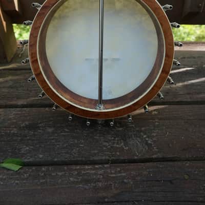 Wildwood Heirloom Open Back Banjo Tubaphone Tone ring Flamed Maple neck Engraved Inlays Old Time image 6