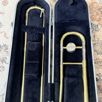 Yamaha YSL-354 Standard Trombone 2010s - Lacquered Brass image 3