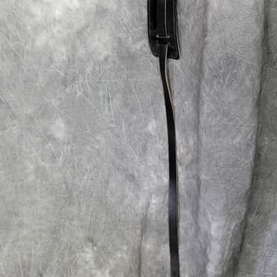 VINTAGE MINT 1967 Bobby Lee Black Leather "Buddy Holly" Guitar Strap! image 2