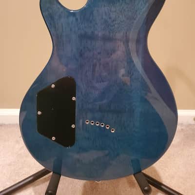 Diamond MONEX15-IB Monarch Quilt Maple Top Electric Guitar Ice Blue image 3